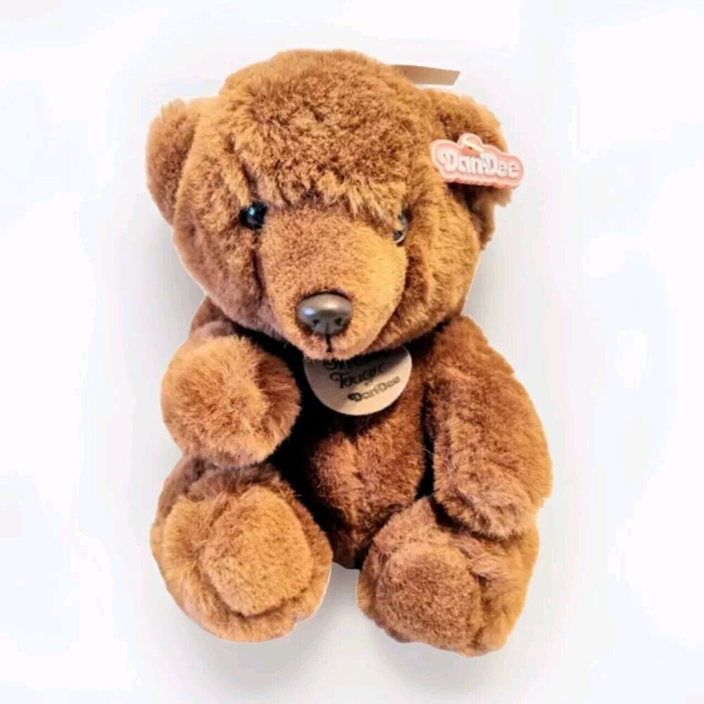 VTG DAN DEE Special Touch Teddy Bear 13” Plush Stuffed Animal Toy Fast Shipping